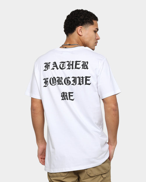 Father Forgive Me FFM Logo T-Shirt White