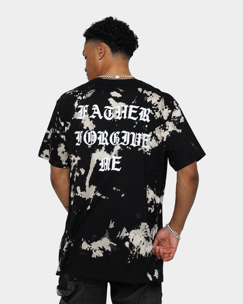 Father Forgive Me Tie Dye FFM T-Shirt Black
