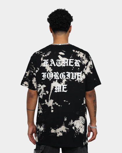 Father Forgive Me Tie Dye FFM T-Shirt Black