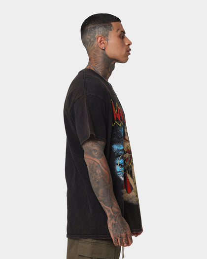 Goat Crew X DC Wonder Woman Metal Vintage T-Shirt Black Wash