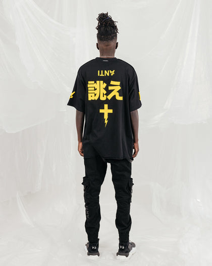 The Anti Order Shibuya Markets Oversized T-Shirt Black/Yellow