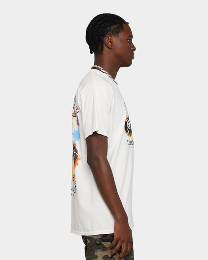 American Thrift Rollars Ball Thrifted Vintage T-Shirt Off White