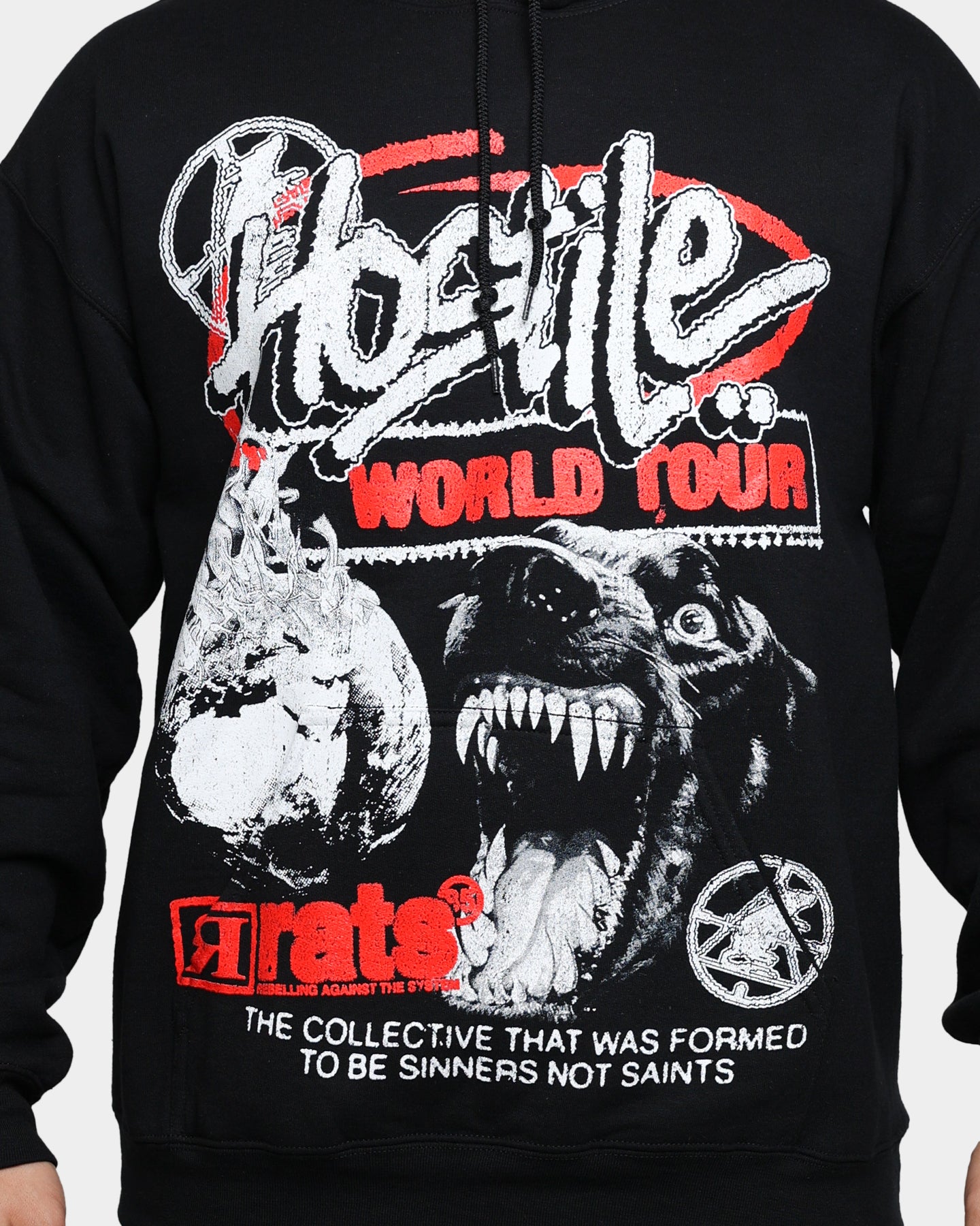 RATS ニット　XXL Rats Get Fat Hostile Tour Hoodie Black | Culture Kings US