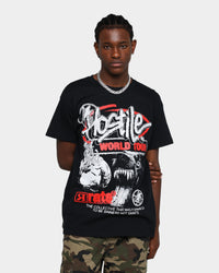 Rats Get Fat Hostile Tour T-Shirt Black