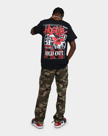 Rats Get Fat Hostile Tour T-Shirt Black