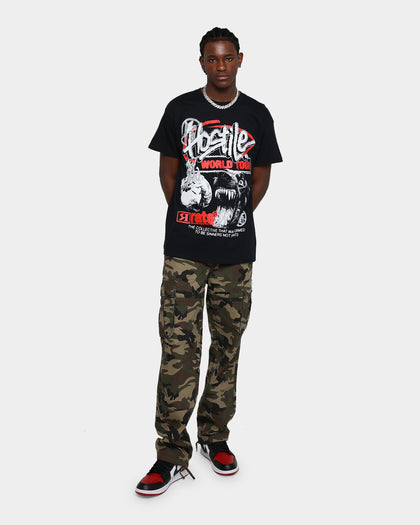 Rats Get Fat Hostile Tour T-Shirt Black