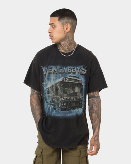 Goat Crew Everyone Is Jumping Vintage T-Shirt Black Wash