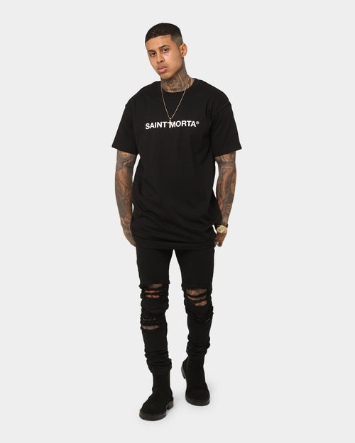 Saint Morta Official Taped Lafayette T-Shirt Black