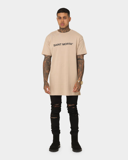 Saint Morta Official Taped Lafayette T-Shirt Stone