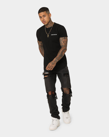 Emperor Apparel Stacked After Dark T-Shirt Black