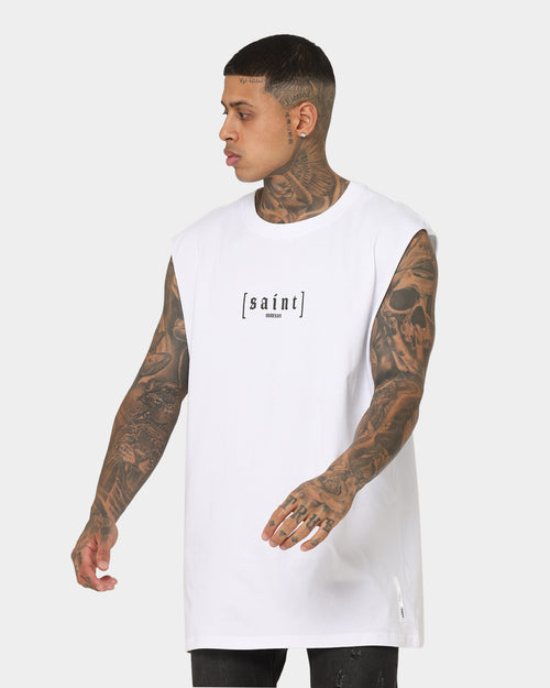 Saint Morta Rebirth El Duplo Mucle T-Shirt White/Black