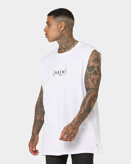 Saint Morta Rebirth El Duplo Mucle T-Shirt White/Black