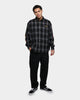 X-Large Random Things Flannel Shirt Black
