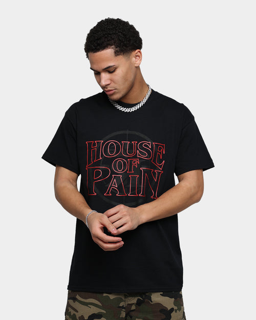 Rats Get Fat House Of Pain Rhinestone T-Shirt Black