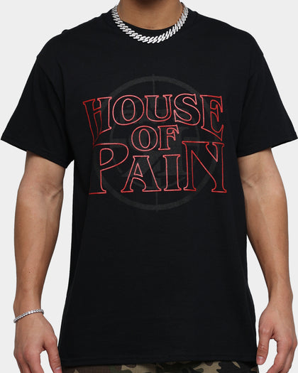 Rats Get Fat House Of Pain Rhinestone T-Shirt Black