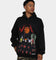 Goat Crew X Naruto Akatsuki Organic Premium Vintage Hoodie Vintage Black