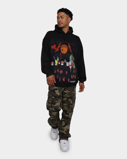 Goat Crew X Naruto Akatsuki Organic Premium Vintage Hoodie Vintage Black