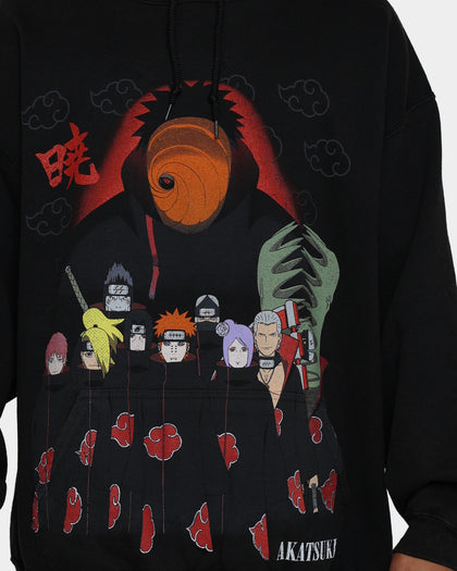 Goat Crew X Naruto Akatsuki Organic Premium Vintage Hoodie Vintage Black
