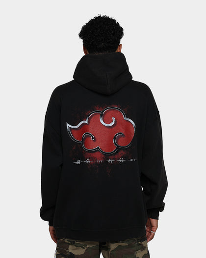 Goat Crew X Naruto Akatsuki Organic Premium Vintage Hoodie Vintage Black