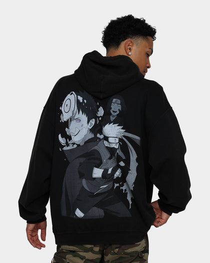 Goat Crew X Naruto Obito Premium Vintage Hoodie Vintage Black