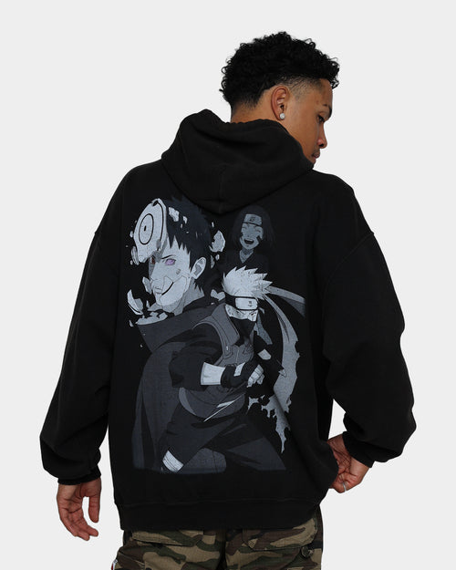 Goat Crew X Naruto Obito Premium Vintage Hoodie Vintage Black