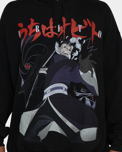 Goat Crew X Naruto Obito Premium Vintage Hoodie Vintage Black