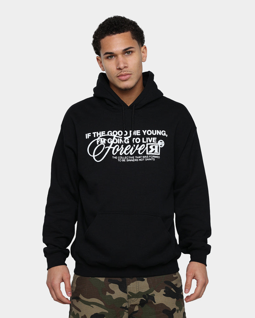 Goat Crew Live Forever Hoodie Black | Culture Kings US
