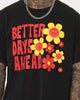 Goat Crew Better Days Vintage T-Shirt Black Wash
