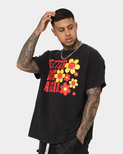 Goat Crew Better Days Vintage T-Shirt Black Wash