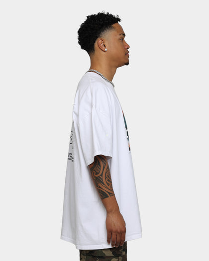 Loiter No Violence Vintage T-Shirt White