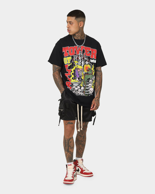 Rats Get Fat Tower Of Terror T-Shirt Black