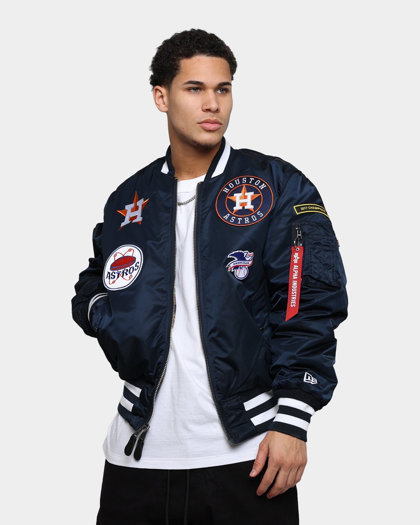 New Era Houston Astros Varsity Jacket Blue | Culture Kings US