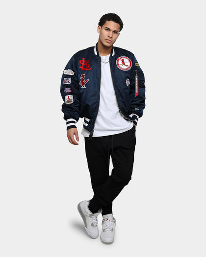 New Era St Louis Cardinals Varsity Jacket Blue