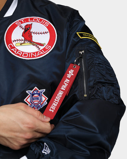 New Era St Louis Cardinals Varsity Jacket Blue