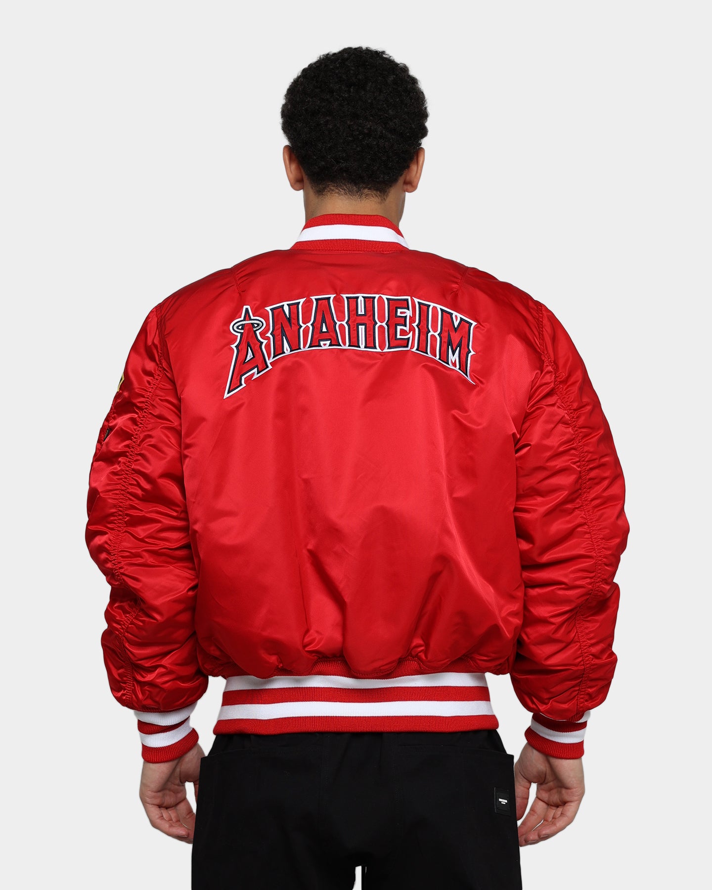 New Era Anaheim Angels Varsity Jacket Red | Culture Kings US