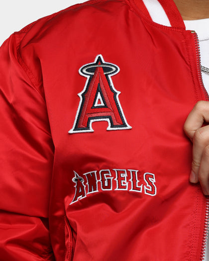 New Era Anaheim Angels Varsity Jacket Red