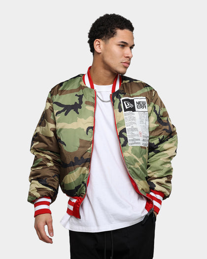 New Era Anaheim Angels Varsity Jacket Red