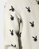 Playboy By CK Bunny Knit Sweater V2 Off White