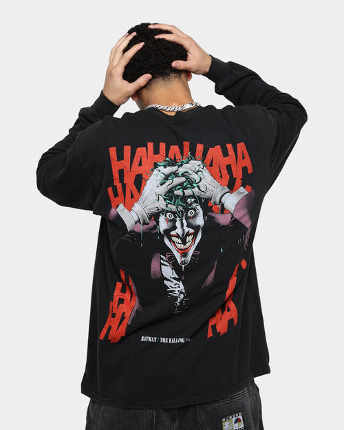 Goat Crew The Killing Joke Long Sleeve Vintage T-Shirt Black Wash