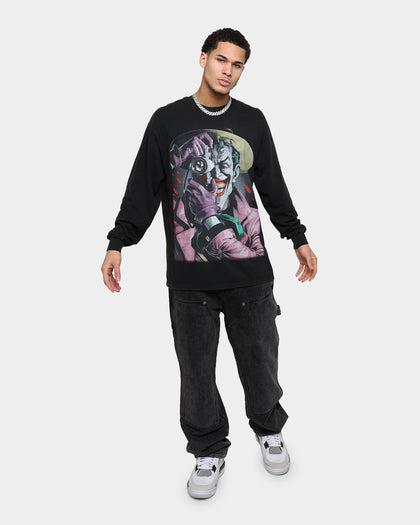 Goat Crew The Killing Joke Long Sleeve Vintage T-Shirt Black Wash