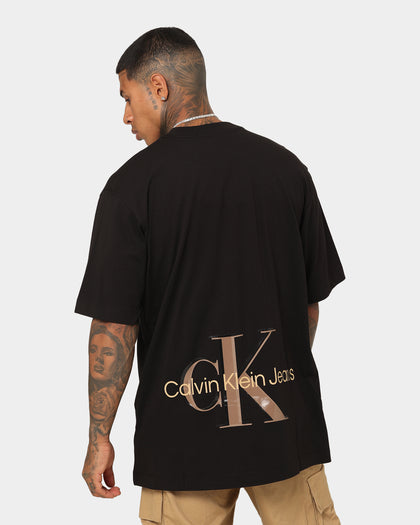 Calvin Klein Archival Monologo T-Shirt Ck Black