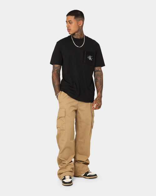 Calvin Klein Fleece Pocket T-Shirt Ck Black