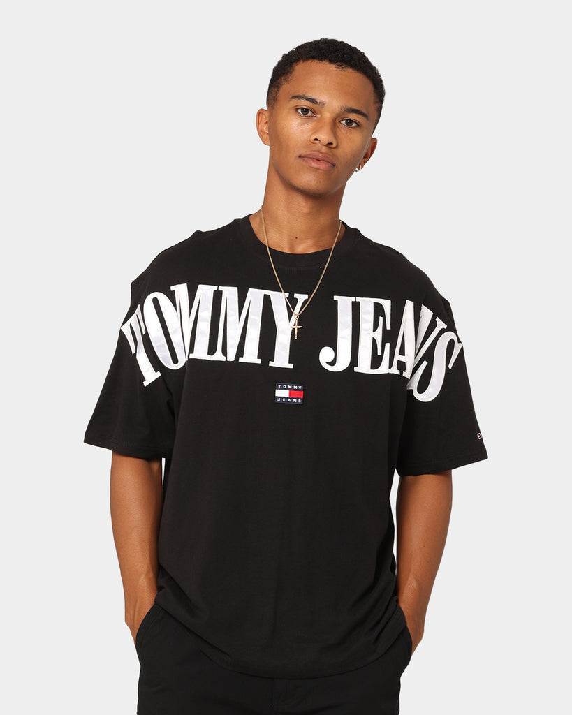 Tommy Jeans TJM Skater Archive Back Logo T-Shirt Black | Culture Kings US