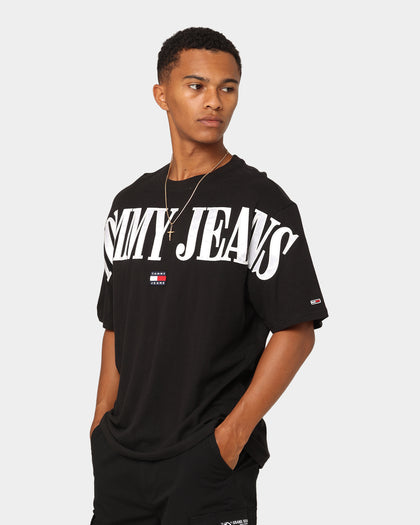 Tommy Jeans TJM Skater Archive Back Logo T-Shirt Black
