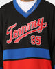 Tommy Jeans TJM Boxy College 85 V-Neck Jersey Black