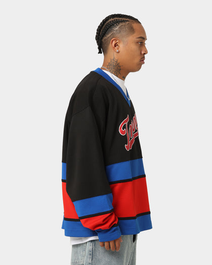 Tommy Jeans TJM Boxy College 85 V-Neck Jersey Black