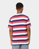 Tommy Jeans TJM Relaxed Timeless Stripe T-Shirt Washed Crimson