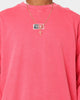 Tommy Jeans TJM Skater Timeless Tommy Crewneck Washed Crimson