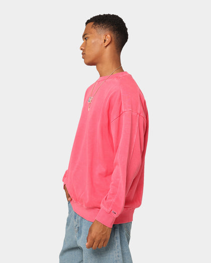 Tommy Jeans TJM Skater Timeless Tommy Crewneck Washed Crimson