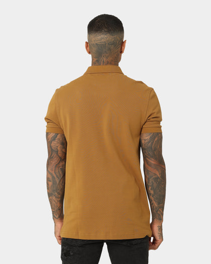 Fred Perry Polo Shirt Dark Caramel